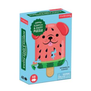 Watermelon Pupsicle Scratch & Sniff Puzzle By Mudpuppy