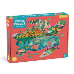 Shaped Scene Wetlands Jigsaw Puzzle By Galison