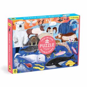 Double Side Arctic Above & Below Jigsaw Puzzle By Galison