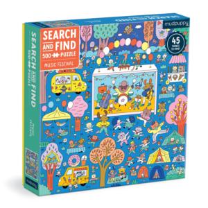 Search & Find Music Festival Celebration Children's Puzzles By Mudpuppy