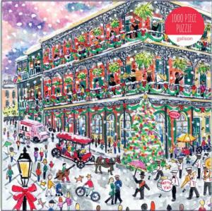 Christmas in New Orleans Christmas Jigsaw Puzzle By Galison