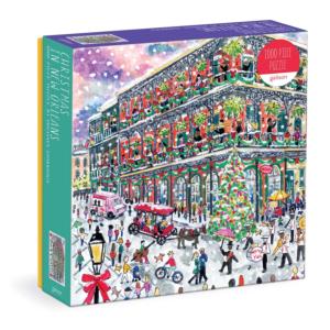 SQ Michael Storrings Christmas in New Orl Jigsaw Puzzle By Galison
