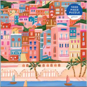 Colors Of The French Riviera Beach & Ocean Jigsaw Puzzle By Galison