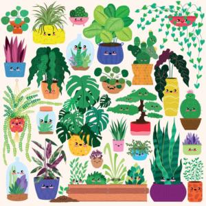 Happy Plants Flower & Garden Jigsaw Puzzle By Mudpuppy