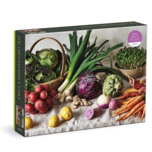 The Greenmarket Table Food and Drink Jigsaw Puzzle By Galison