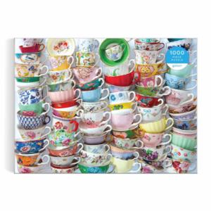 Teacups Around the House Jigsaw Puzzle By Galison