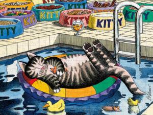 Pool Cat Cats Children's Puzzles By Pomegranate