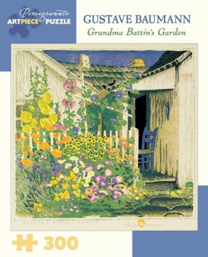 Grandma Battin’s Garden Flower & Garden Jigsaw Puzzle By Pomegranate