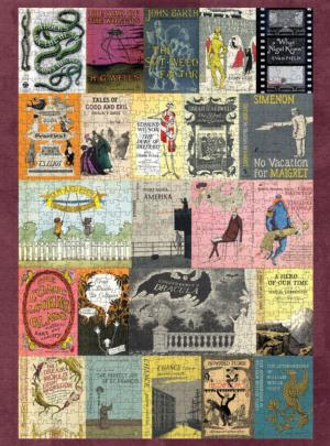 Edward Gorey's Book Covers Collage By Pomegranate