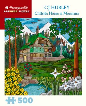 Cliffside House Landscape Jigsaw Puzzle By Pomegranate