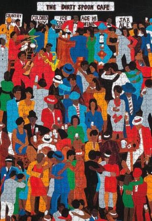 The Dirty Spoon Cafe People Of Color Jigsaw Puzzle By Pomegranate