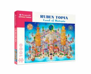 Land of Rutopia by Ruben Topia Beach & Ocean Jigsaw Puzzle By Pomegranate