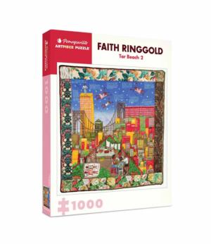Tar Beach 2 by Faith Ringgold New York Jigsaw Puzzle By Pomegranate