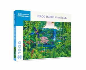 Utopia Falls by Hiroo Isono Landscape Jigsaw Puzzle By Pomegranate