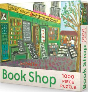 Book Shop Puzzle Books & Reading Jigsaw Puzzle By Gibbs Smith