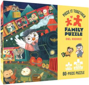 Owl Aboard! Children's Cartoon Family Pieces By Chronicle Books