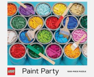 LEGO Paint Party Nostalgic / Retro Jigsaw Puzzle By Chronicle Books
