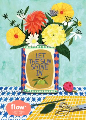 Let The Sun Shine In Flowers Jigsaw Puzzle By Workman Publishing