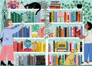 Book Nerd Bookshelves Jigsaw Puzzle By Workman Publishing