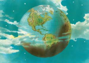 Planet Earth Maps / Geography Jigsaw Puzzle By Workman Publishing