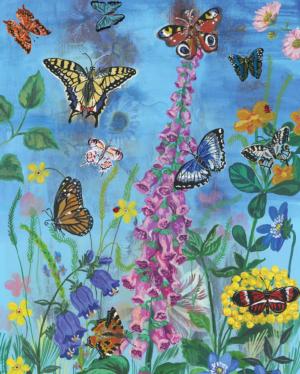 Nathalie Lété: Butterfly Dreams  Butterflies and Insects Jigsaw Puzzle By Workman Publishing