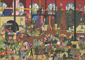 Inside the Chocolate Factory Books & Reading Jigsaw Puzzle By Laurence King