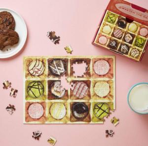 A Little Something Chocolate: 150-Piece Mini Puzzle Candy Miniature Puzzle By Chronicle Books