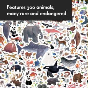 Hello Animals of the World Family Puzzle Animals Jigsaw Puzzle By Chronicle Books