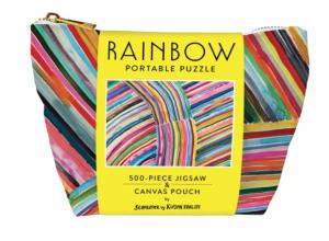 Rainbow Portable Puzzle Collage Jigsaw Puzzle By Chronicle Books