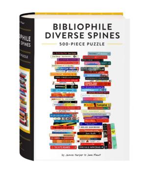 Bibliophile Diverse Spines Books & Reading Jigsaw Puzzle By Chronicle Books
