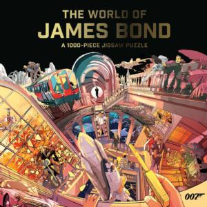 The World of James Bond Movies & TV Jigsaw Puzzle By Laurence King