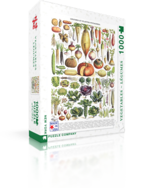 Vegetables Collage Impossible Puzzle By New York Puzzle Co