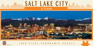 Salt Lake City Cities Panoramic Puzzle By MasterPieces