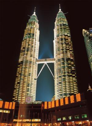 Twin Towers, Malaysia Asia Jigsaw Puzzle By Tomax Puzzles