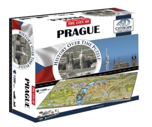Prague, Czech Rep Europe 4D Puzzle By 4D Cityscape Inc.