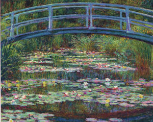 The Japanese Footbridge Lakes & Rivers Jigsaw Puzzle By Pomegranate