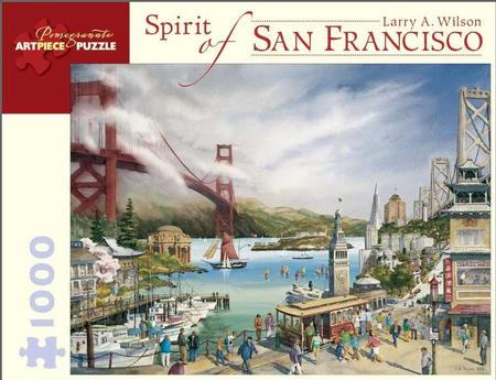 Spirit of San Francisco Bridges Jigsaw Puzzle By Pomegranate