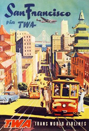 See San Francisco (TWA Travel Posters) Cities Jigsaw Puzzle By New York Puzzle Co