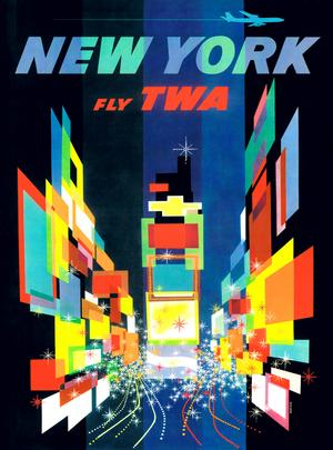 The Big Apple (TWA Travel Posters) Cities Jigsaw Puzzle By New York Puzzle Co
