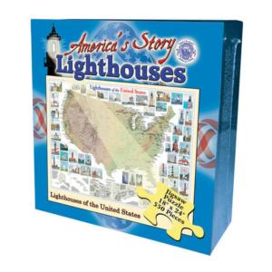 Lighthouses of the United States (America’s Story) United States Jigsaw Puzzle By Channel Craft