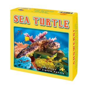 Sea Turtle Mini Puzzle Reptile & Amphibian Children's Puzzles By Channel Craft