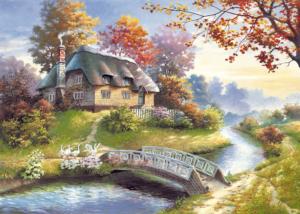 Cottage Cabin & Cottage Jigsaw Puzzle By Castorland