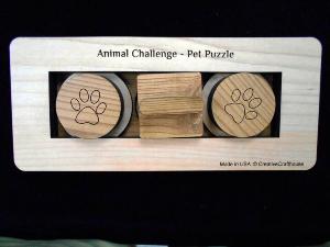 Animal Challenge - Pet Puzzle Brain Teaser By Creative Crafthouse