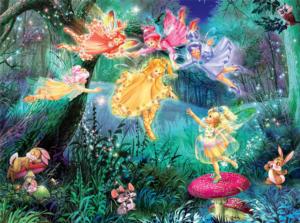 Fairy Ring of Six (Forest Fairies) Fairy Children's Puzzles By Ceaco