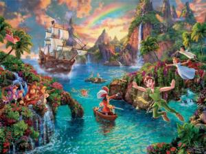 Thomas Kinkade Disney - Peter Pan's Neverland Pirate Jigsaw Puzzle By Ceaco