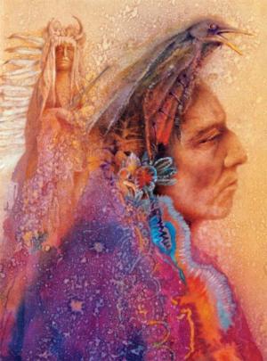 Soul Crow (Native Spirit) Native American Jigsaw Puzzle By Ceaco