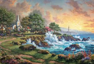 Seaside Haven Sunrise & Sunset Jigsaw Puzzle By Ceaco