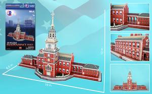 Independence Hall Philadelphia United States 3D Puzzle By Daron Worldwide Trading