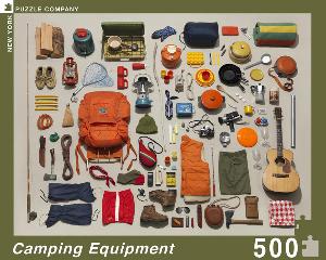 Camping Equipment Collection Camping Jigsaw Puzzle By New York Puzzle Co