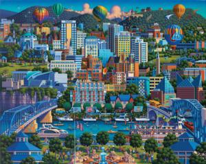 Chattanooga Lakes / Rivers / Streams Jigsaw Puzzle By Dowdle Folk Art